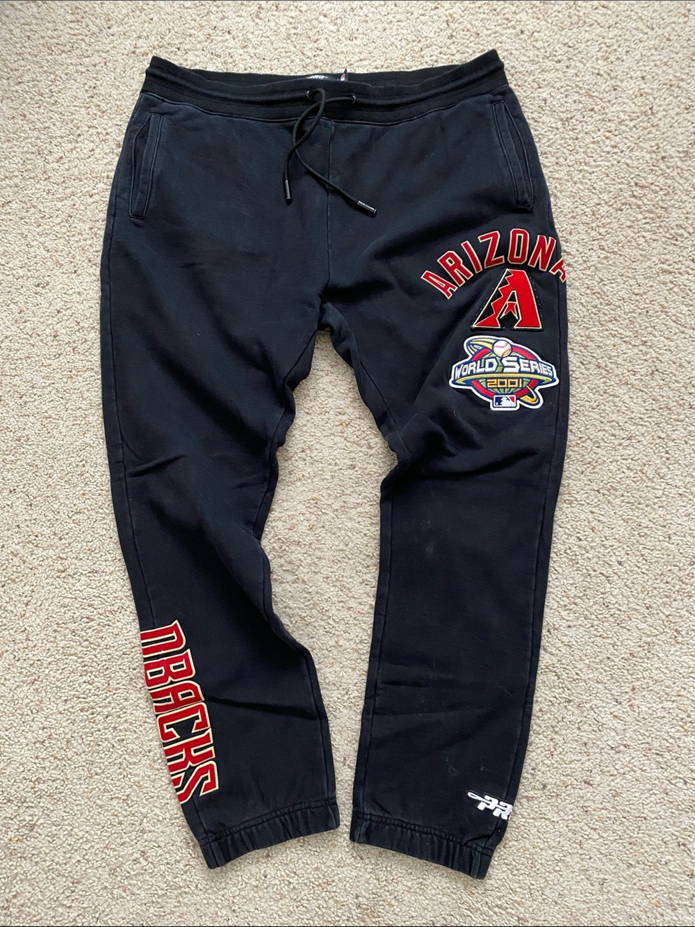 Pro Standard Arizona Diamondbacks Commemorative World Series 2001 Sweatpants. XL